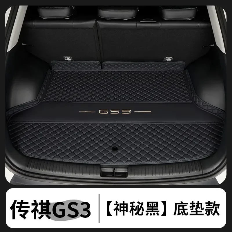 For GAC EMZOOM GS3 2023 2024 Car Boot Mat Rear Trunk Liner Cargo Leather Floor Carpet Tray Protector Accessories Mats