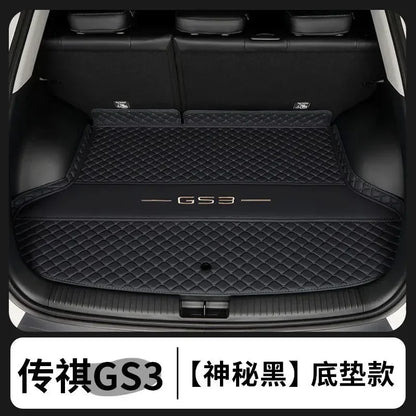 For GAC EMZOOM GS3 2023 2024 Car Boot Mat Rear Trunk Liner Cargo Leather Floor Carpet Tray Protector Accessories Mats