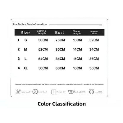 American Retro Shoulder U-neck  Color Short Sleeve T-shirt Women Summer Slimming Waist Pure Desire Short Hot Girl Top