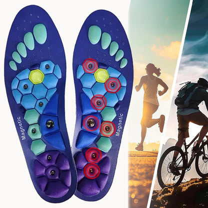 1 Pair Magnetic Therapy Foot Acupressure Insole Arch Support Health Massage Shoes Soles Reflexology Anti-fatigue Comfort Inserts