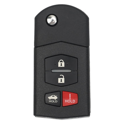 Okey Remote Flip Car Key 315Mhz 4D63 AFTS Chip For Mazda 2 3 5 6 8 CX-7 CX-9 MX-5 BGBX1T478 SKE125-01 Fob 3/4 Buttons