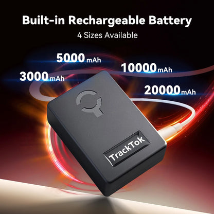 4G GPS Tracker Car Locator Vehicle Long Standby GPS Locator Magnet Waterproof 20000mAh Battery Real Time Position Free Web APP