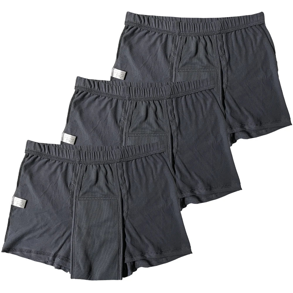 3-Pack Men’s Incontinence Underwear,Reusable & Washable Boxer Briefs, Regular Absorbency, Leakproof, Comfortable & Breathable