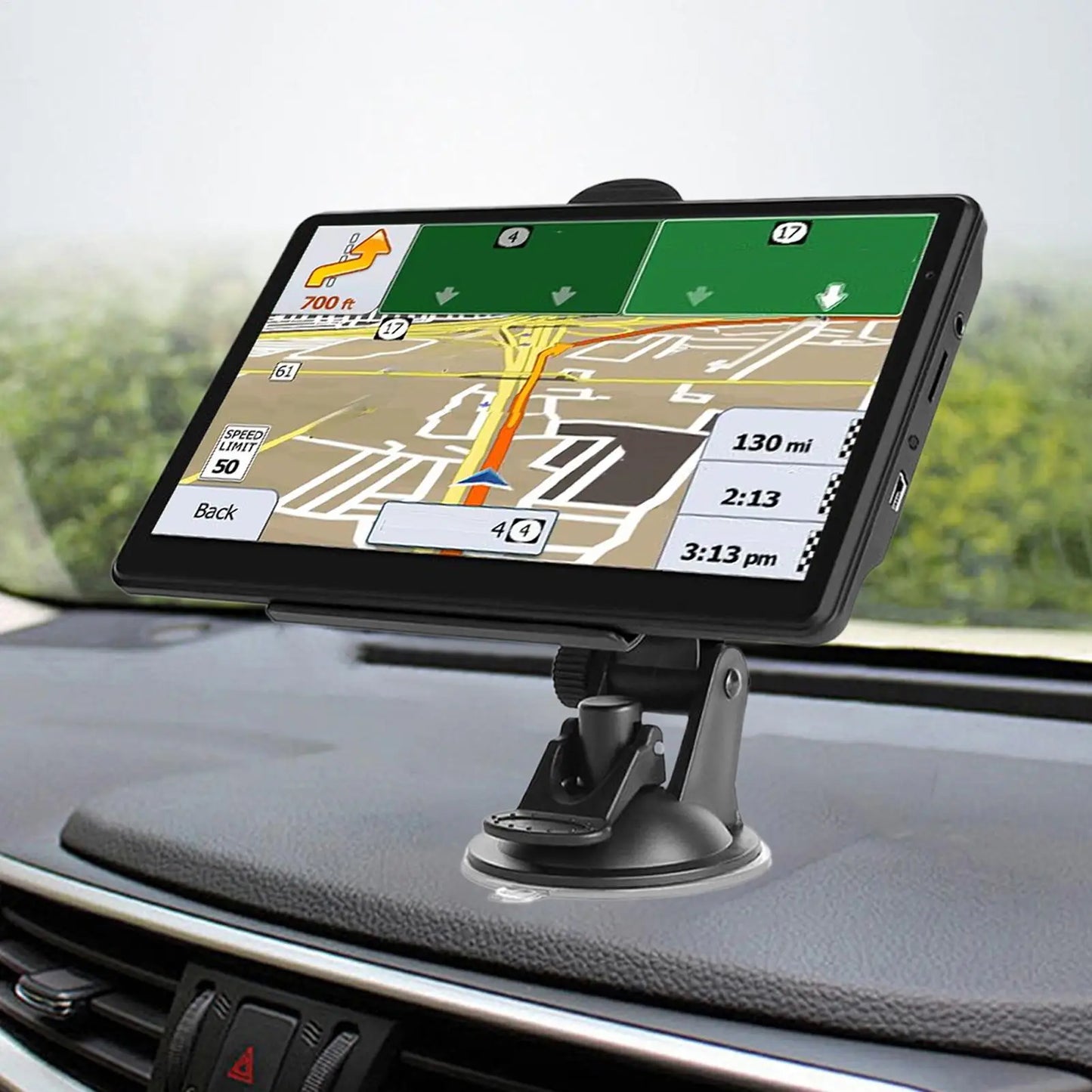 GPS Navigation For Car 7-Inch Car GPS Navigation System Smart Device Touchscreen Maps Display For Vehicle Long Trip RV Women Men