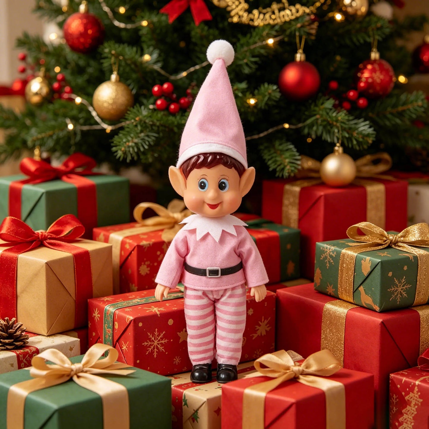2026 Christmas Elf Dolls with Music and Lights for Christmas Gifts, Trendy Play Dolls, Children's Handmade Toys, and Gifts