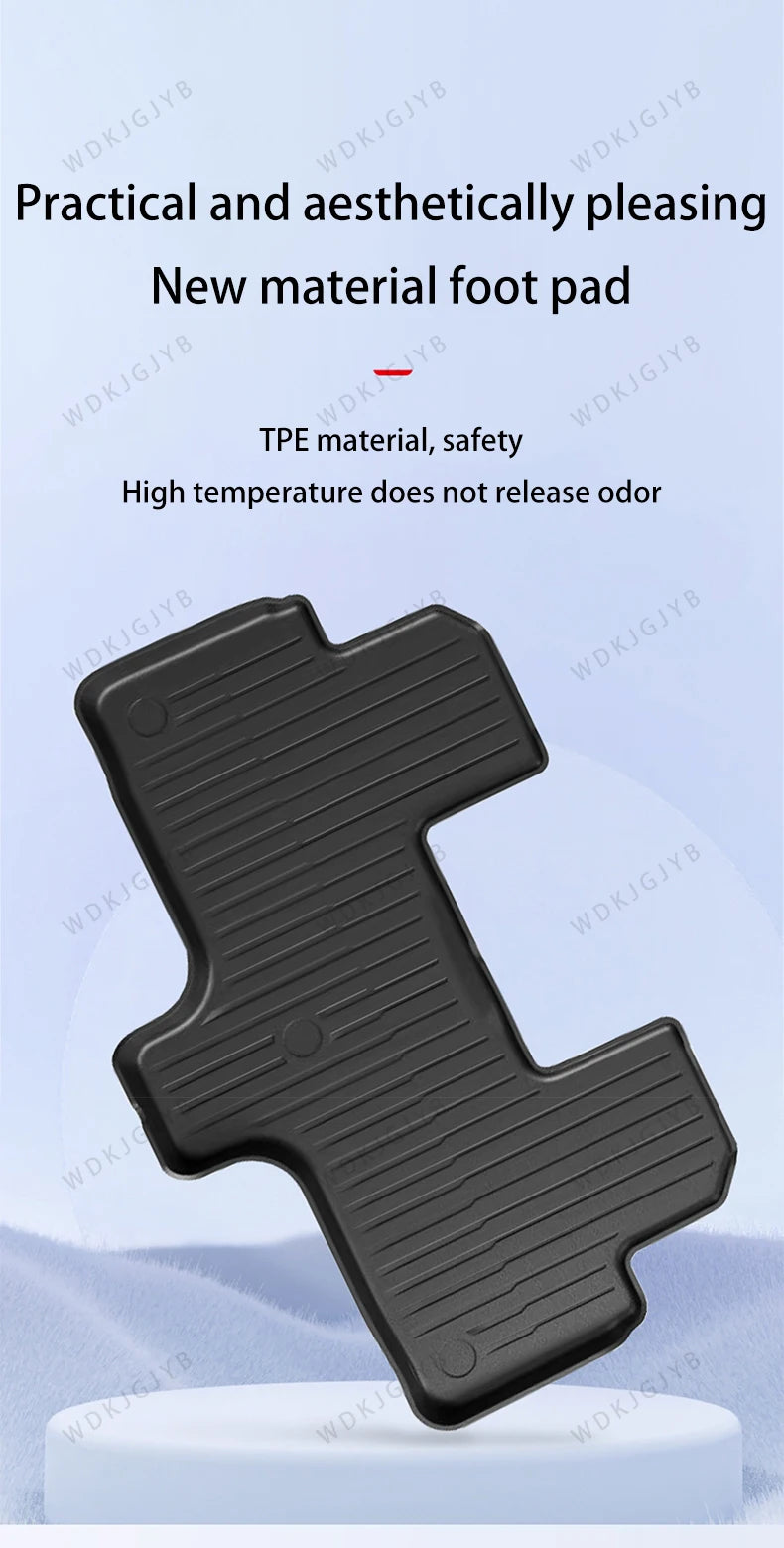 For Tesla New Model YL Launch 2026+ Car Floor Mats Cargo Liner Trunk Mats Backrest Kick Pads Protection Car Interior Accessories