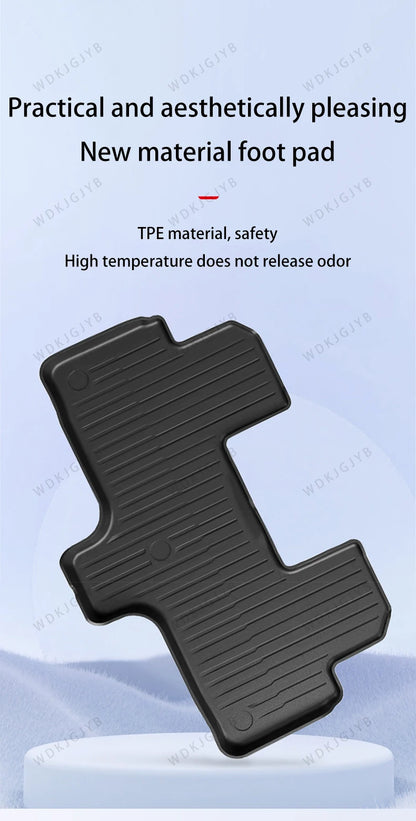 For Tesla New Model YL Launch 2026+ Car Floor Mats Cargo Liner Trunk Mats Backrest Kick Pads Protection Car Interior Accessories