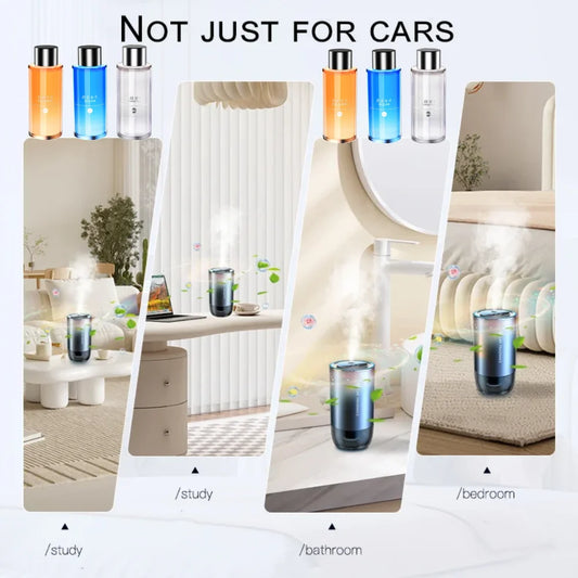 50ML Car Perfume Diffuser Smart Car Air Diffusers Adjustable Concentration 50ml Essential Oil Diffuser Rechargeable Fragrance