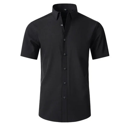 Four sided elastic shirt for men's shirt, multi-color non ironing, wrinkle resistant, simple business dress, casual shirt