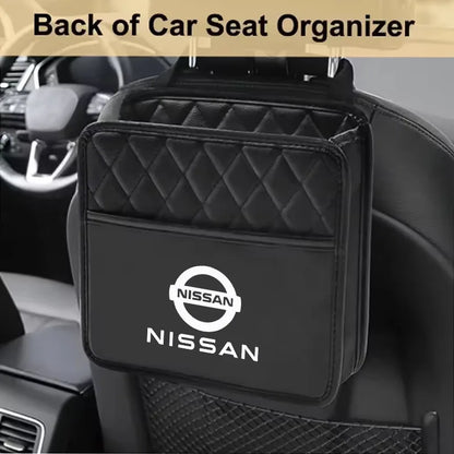 Auto Backseat Pocket Large Capacity Hanging Organizer Bag For Nissan J10 X-Trail Qashqai Juke Leaf Micra NOTE Patrol Pulsar