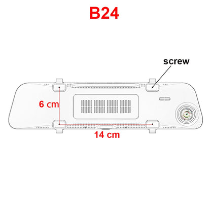 HGDO B24-B29 Rear View In door Interior Mirror Mounting Bracket Car Dvr Holder Mirror Dash Cam Support For Toyota Tesla BENZ BWM
