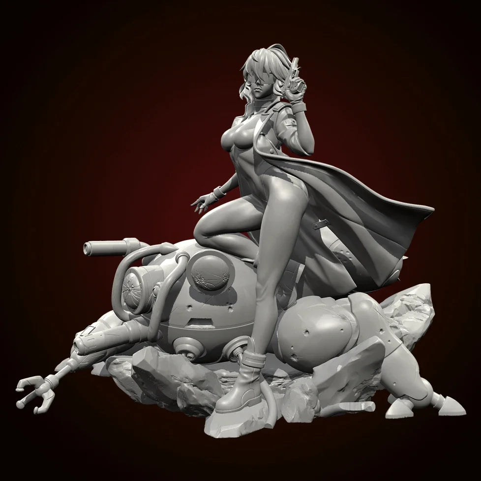 The height of man 38mm 50mm 75mm Resin model kits beauty colorless and self-assembled TD-7251/3D