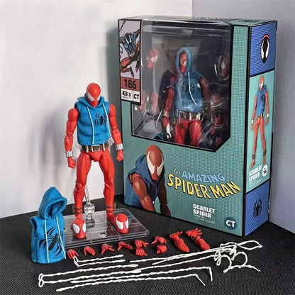 Ct Spider-Man S.H.F Classic Tobey Maguire Spiderman Shf Anime Action Figures Statue Figurine Model Collection Decorate Toy Gift