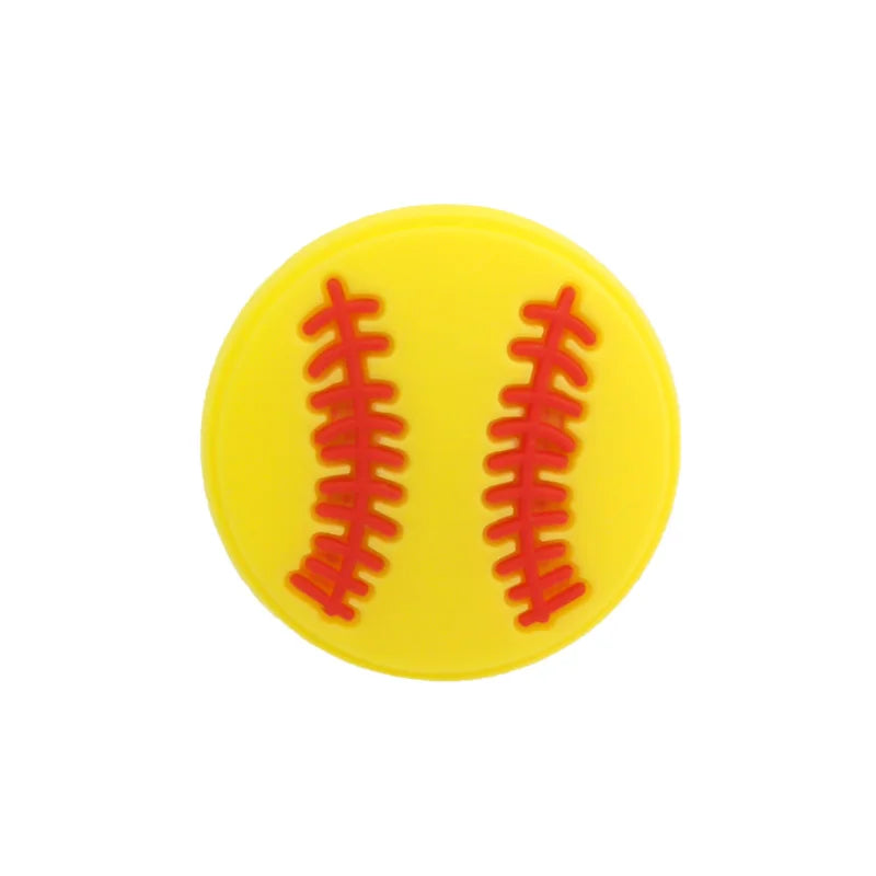 1PCS Sports Ball Shoe Charms Soccer Basketball Baseball Decoration Pins Trendy Shoe Accessories for Teens Boys Sports Fans Gifts