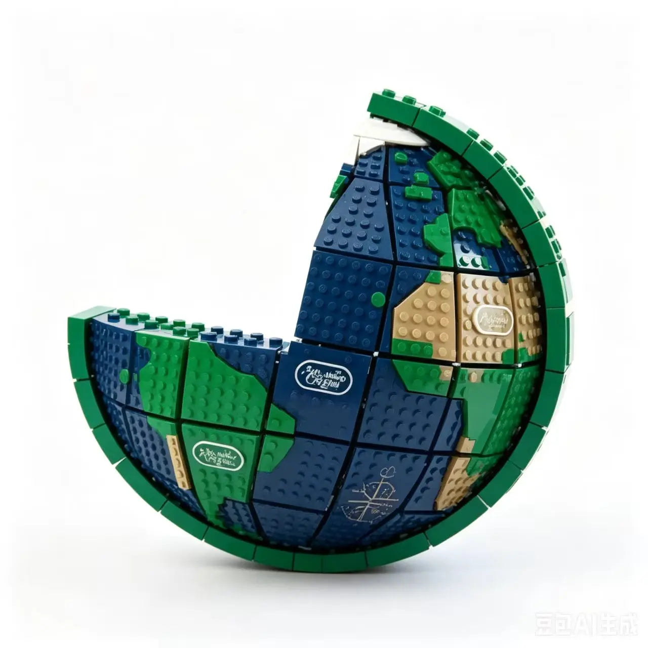 2022 Expert Moc Bricks 2585PCS Earth Globe Modular Building Blocks Assembly Bricks Children Educational Model Bricks 66980 6089
