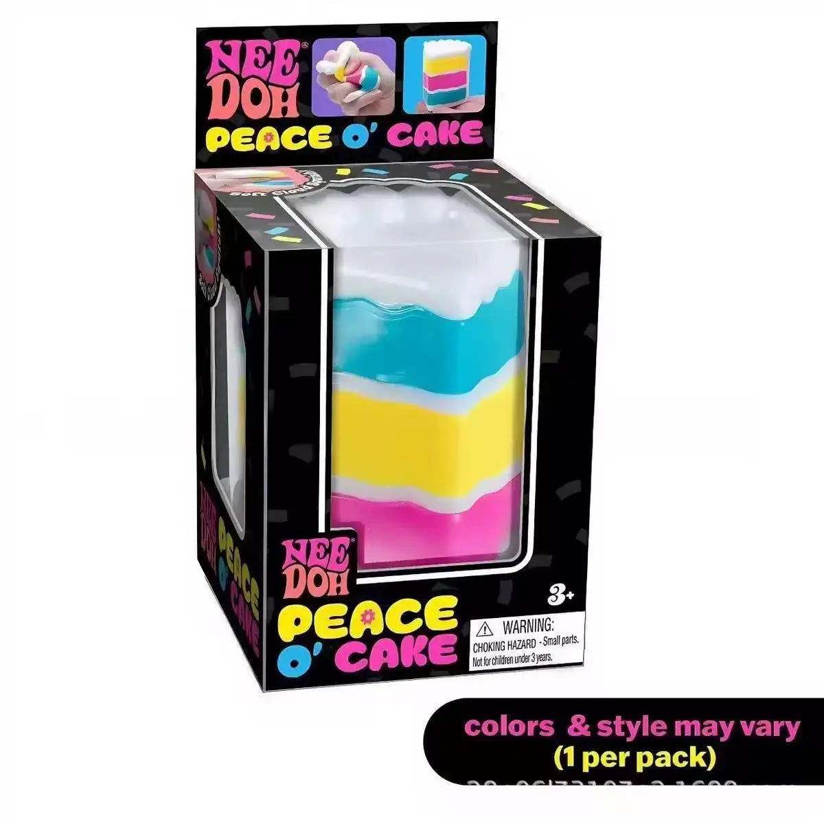 New Squeezable Stress Relief Toy Sandwich Cake TPR Squeezable Decompression Toy