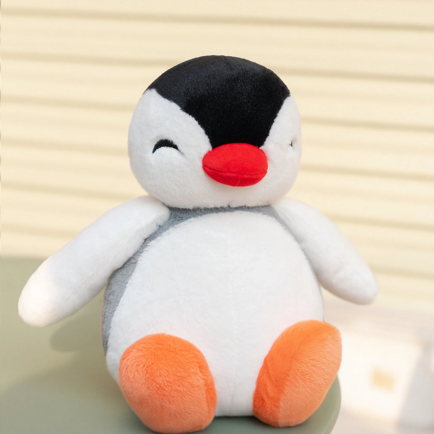 Youmai Genuine Pingu Penguin Squinting Smile Plush Toy Basic Style Cute Cartoon Stuffed Doll Kids Soothing Accompany Figure