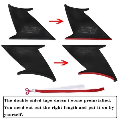 Free Shipping Spoiler Wing Stabilizer For subaru STI 2015-18 Spoiler Wing Stiffi Support Rally With PQY logo One Piece WX-WSS02