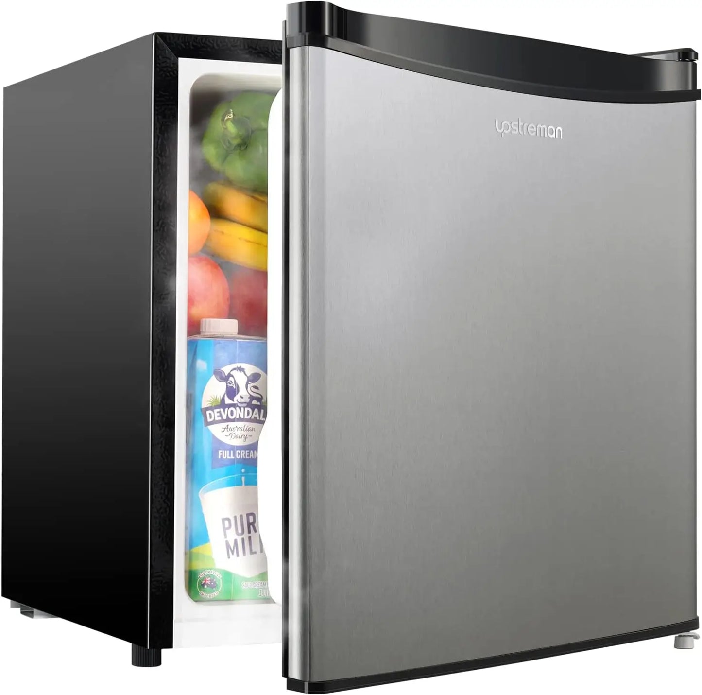 1.7 Cu.ft Mini Fridge with Freezer, Dorm Essentials, Adjustable Thermostat, Energy Saving, Low Noise