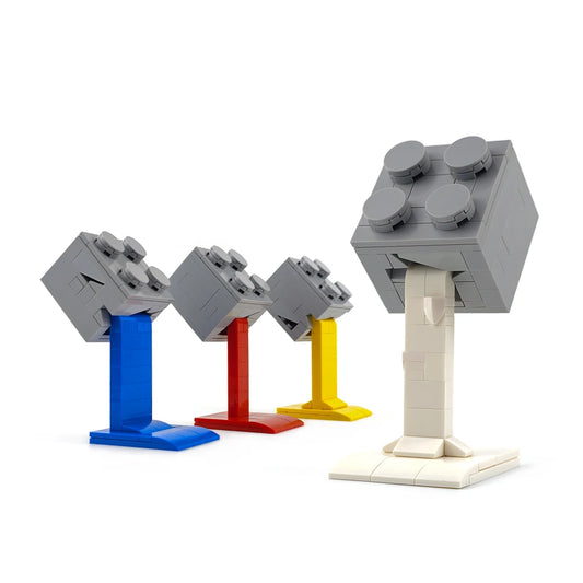 MOC Building Blocks Melt and Flow Out Colorful Paint DIY Assembly Lava Flow Building Blocks Building Model Decoration Toy Gift