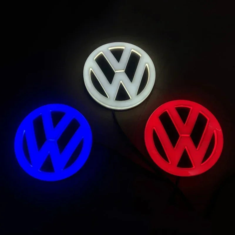 Volkswagen 11CM 4D LED Car Front Rear Emblem Badge light For VW Polo Golf Jetta Beetle CC Tiguan Touran Passat MK7 MK5 B5 B6