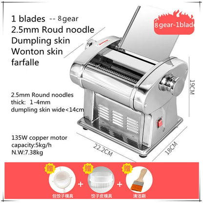 1 blade Home electric automatic small multi-functional pasta maker family special stainless steel noodle machine