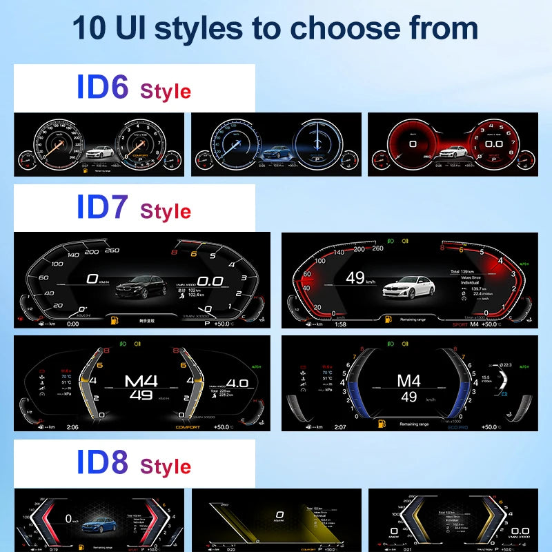 STWEI 2026 New Product Facroy Price Digital LCD Car Dashboard For BMW 3Series M3 E46 Instrument Cluster Panel Cockpit