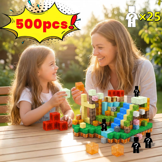 Mine Magnetic Building Block World Magnetic Building Block Set Art Enthusiasts Block Toy Construction Magnet Toy Birthday Gift