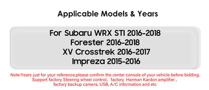 Hizpo Car Intelligent Systems For Subaru Forester WRX and STI XV Crosstrek Impreza 2015 2016 - 2018 Stereo GPS Navi 2din Carplay