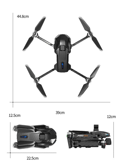 AE60 GPS Professional Drone 4K HD Camera 3-Axis Gimbal Obstacle Avoidance Aerial Brushless 800g Airdrop Security Drone Kids Toys