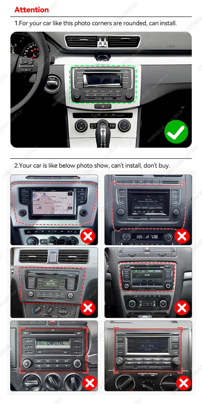 MEKEDE Android Autoradio For Volkswagen Passat b6 b7 golf 5 6 Polo Jetta Skoda Car Radio Multimedia PlayerGPS WiFi RDS Carplay