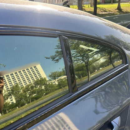 Glossy Black PVC Car Window Decorative Strip Sticker for Volkswagen CC 2009-2018 Exterior Protection Accessory