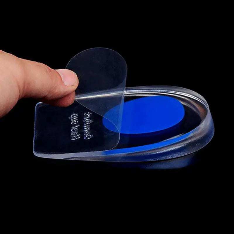 Soft Silicone Gel Insoles New1pair Heel Spur Pain Relief Foot Comfort Shoe Insertsoles Foot Care Accessories Chinese Origin