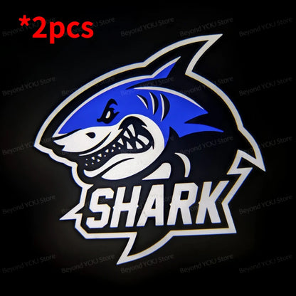 2Pcs Car Door LED Welcome Light For BYD Shark 6 2024-2026 Laser High-definition Projection Letter Ghost Shadow Lamp Night Lights