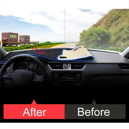 For Skoda Octavia A7 MK3 5E 2015~2020 Car Console Dashboard Cover Sun Shade Sun-proof Anti-UV Protector Mat Interior Accessories