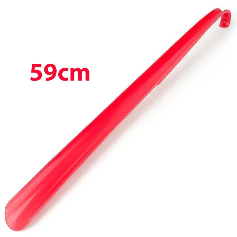 59cm Plastic Extra Long Shoehorn Hotel Household Shoe Wearer Shoes Lifter Shoes Spoon Lazy Does Not Bend Shoe Draw Helper