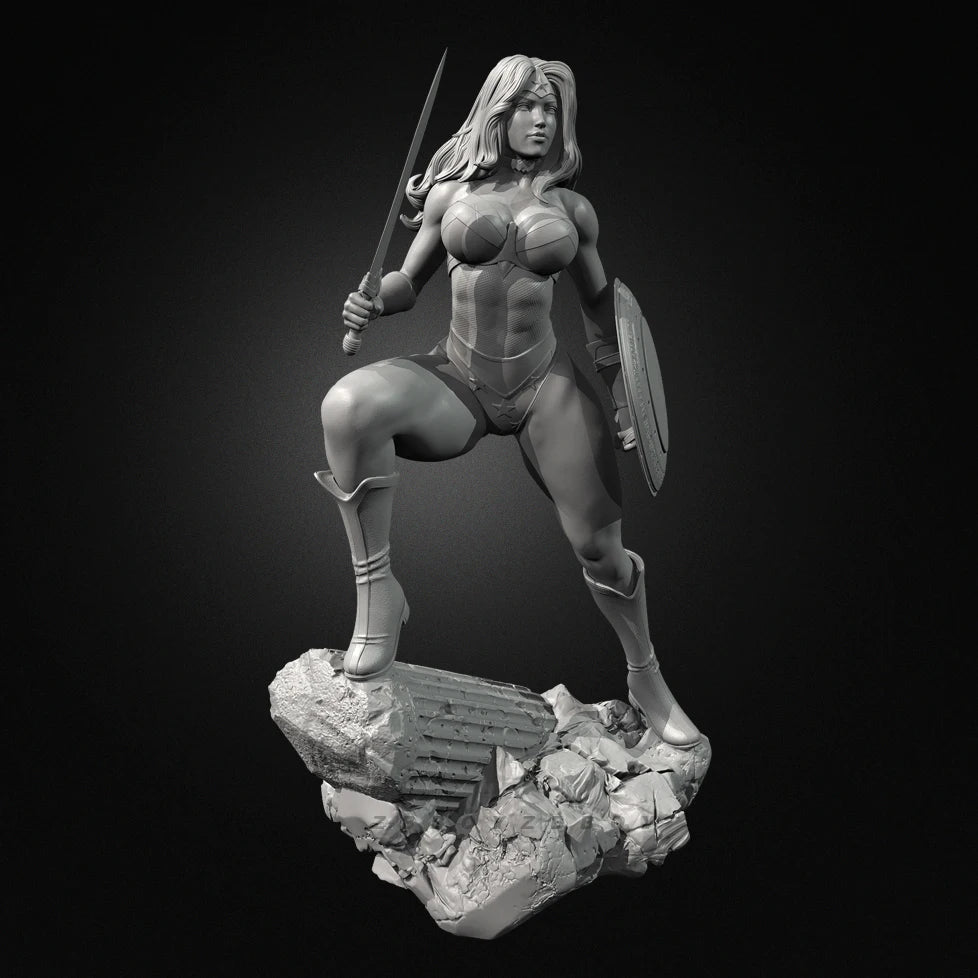 The height of man 38mm 50mm 75mm Resin model kits colorless and self-assembled TD-7499 /3D