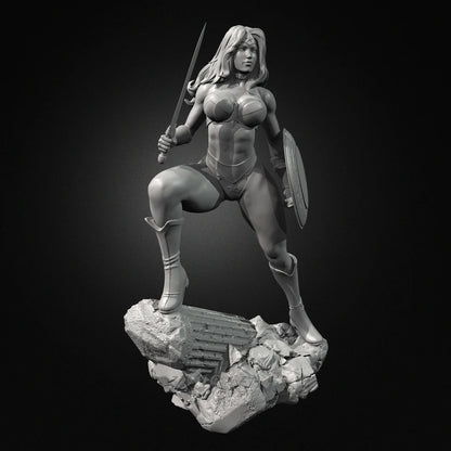 The height of man 38mm 50mm 75mm Resin model kits colorless and self-assembled TD-7499 /3D