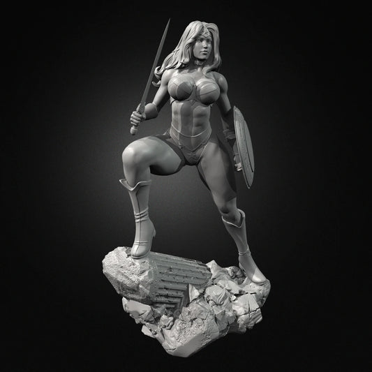 The height of man 38mm 50mm 75mm Resin model kits colorless and self-assembled TD-7499 /3D