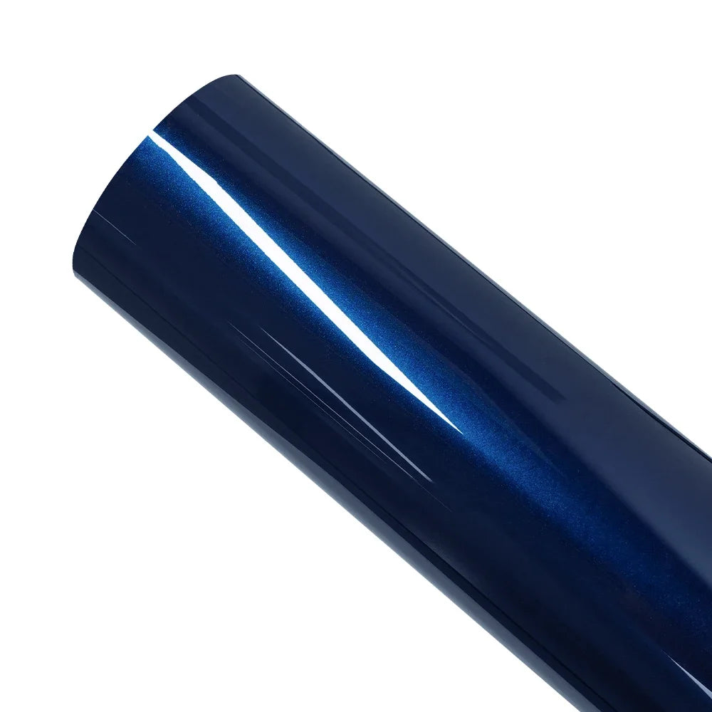 Premium PET Tanzanite Blue Metallic Vinyl Wrap Film for Cars Motorcycles Full or Partial Body UV-Resistant Removable Accessories