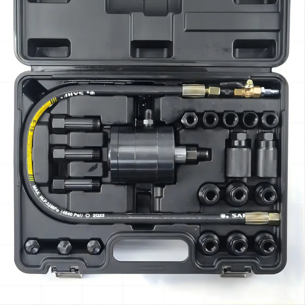 Diesel Fuel Injector Air Vibration Remover Tool Extractor Set Pneumatic Removal Tool