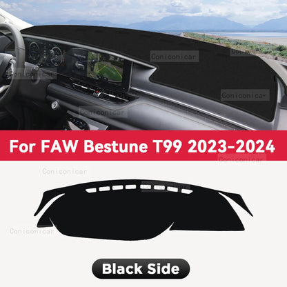Dashboard Cover Mat Protective Pad  For FAW BESTUNE T99 2023 2024 Car Accessories Dash Board Sunshade Carpet Anti-UV Dashmat