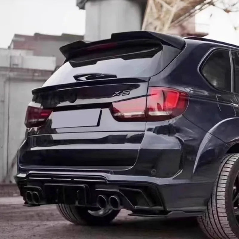 Car Rear Trunk Spoiler Wing Lip For BMW X5 F15 2014-2018 For Rear Trunk Wing Spoiler Tail Fin Auto Accessories Body Kit Tuning