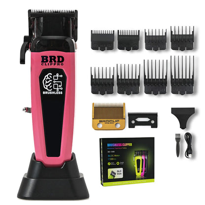 BRDCLIP 7500RPM Brushless Motor Professional Hair Clipper Barber Hair Cutting Machine Kit Salon Hair Trimmer for Men 106 078