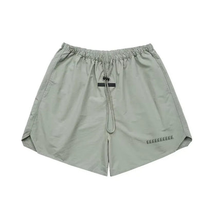 FW21 Classic Men's Nylon Shorts Fashion Design 3M Reflective Letter Shorts High Street Loose Lightweight Beach Five-point Pants