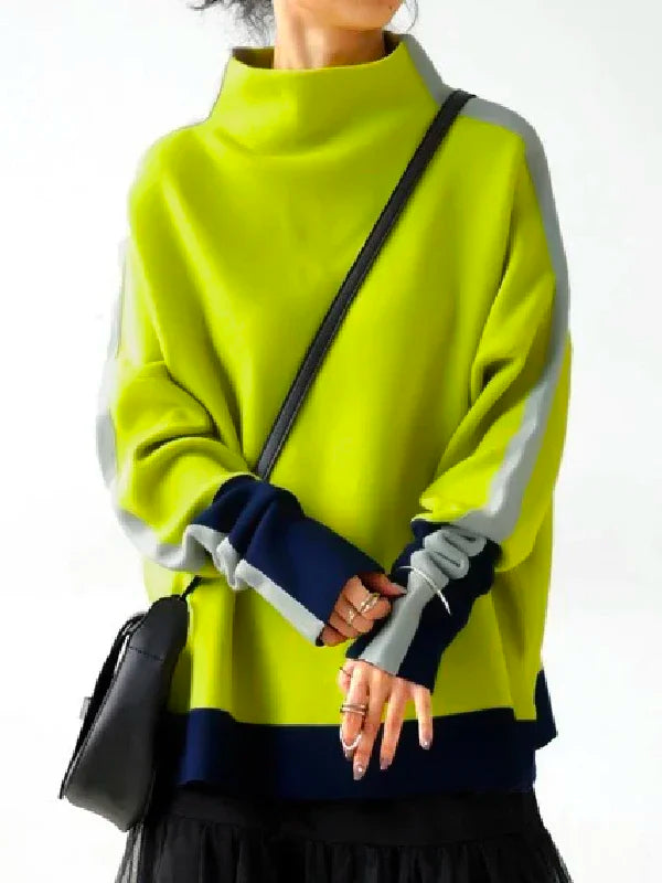 Gymystars 2026 New Autumn Women‘s Hoodies Sweatshirts Fashion High Neck Winter Long Sleeves Loose Casual Pullovers Tops Female