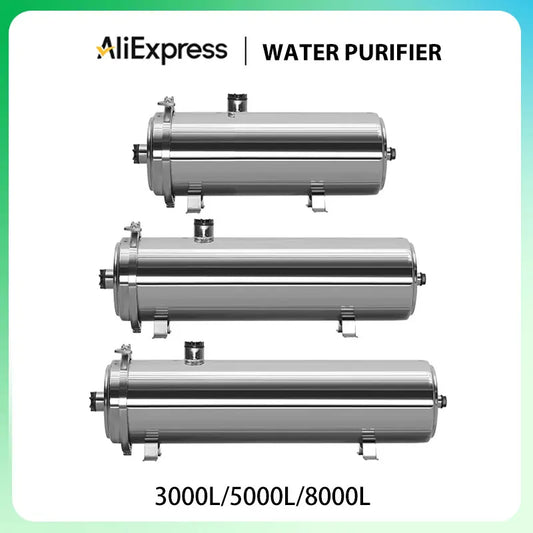 Commercial Ultrafiltration Water Purifier Stainless Steel 8000L Water Filters System 0.01μm Membrane Kitchen Water Purifiers