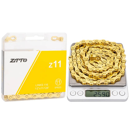 ZTTO MTB Road Bike 11 Speed Chain Current 11v Bicycle Missing Link 11S Power Lock High Quality 116 Links For K7 System