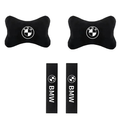 Car Headrest Seat Belt Shoulder Pads for BMW Performance F25 F26 F15 F16 E91 E92 E90 E60 E84 G22 G32 F30 F36 G30 G20 Accessories