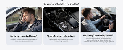 OTTOCAST Play2Video Ultra Wireless CarPlay AI BoxVideo Streaming forCar YouTube Netflix IPTV Plug&Play for Factory Wired CarPlay